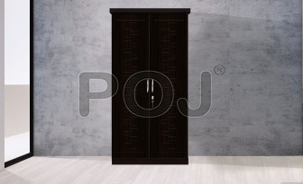 Lily 2 Door Wardrobe With beautiful 2D Pattern Design